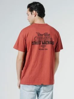 Thrills Co. Retribution Merch Fit Tee - Redwood Tees & Tank Tops