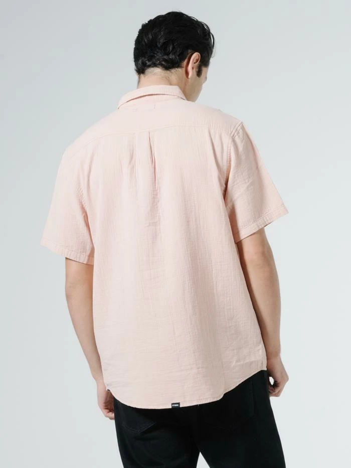 Thrills Co. Dril Short Sleeve Shirt - Cork Fade 4 Thrills Co. Dril Short Sleeve Shirt - Cork Fade