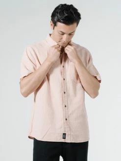Thrills Co. Dril Short Sleeve Shirt - Cork Fade 9 Thrills Co. Dril Short Sleeve Shirt - Cork Fade