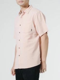 Thrills Co. Dril Short Sleeve Shirt - Cork Fade 8 Thrills Co. Dril Short Sleeve Shirt - Cork Fade