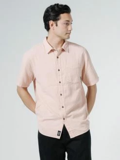 Thrills Co. Dril Short Sleeve Shirt - Cork Fade