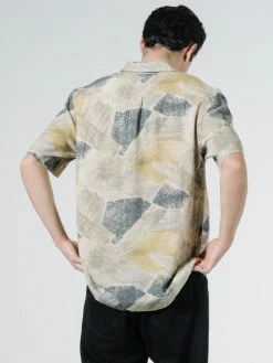 Thrills Co. Shirts Brushed Paradise Short Sleeve Shirt - Tan