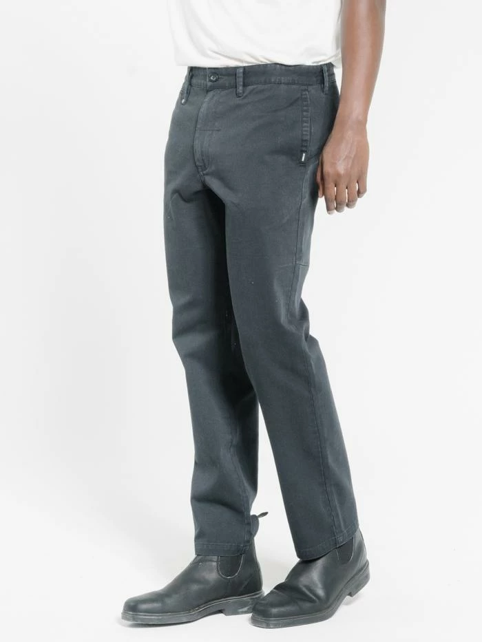 Thrills Co. Pants Minimal Thrills Workshop Chino - Black 5 Thrills Co. Pants Minimal Thrills Workshop Chino - Black