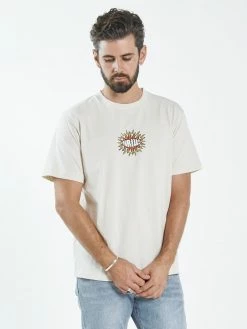 Thrills Co. Silence Merch Fit Tee - Unbleached