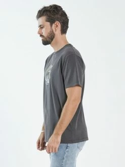 Thrills Co. Paranoia Merch Fit Tee - Vintage Black