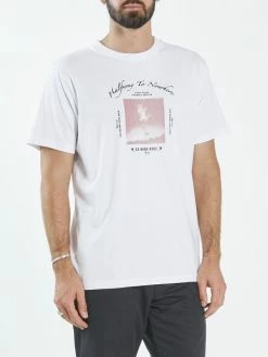 Thrills Co. Halfway To Nowhere Merch Fit Tee - White Tees & Tank Tops