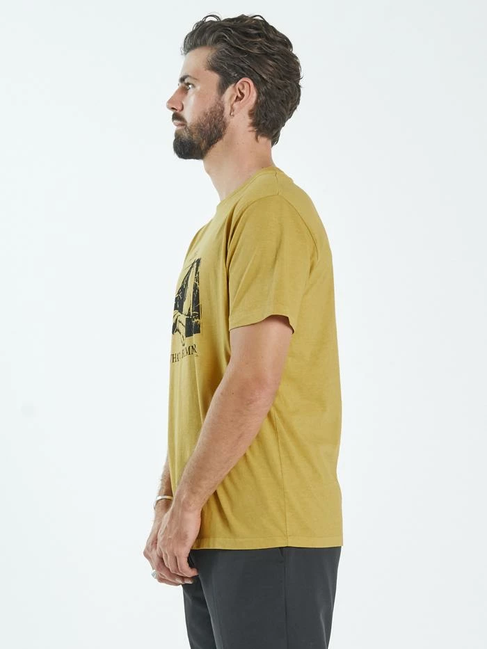 Thrills Co. What A Bummer Merch Fit Tee - Mineral Yellow Tees & Tank Tops 5 Thrills Co. What A Bummer Merch Fit Tee - Mineral Yellow Tees & Tank Tops