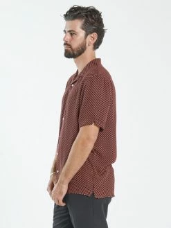 Thrills Co. Aalto Bowling Shirt - Marsala Shirts