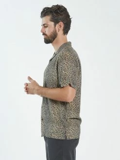 Thrills Co. Growler Bowling Shirt - Black Shirts