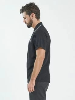 Thrills Co. Two Tone Polo - Black
