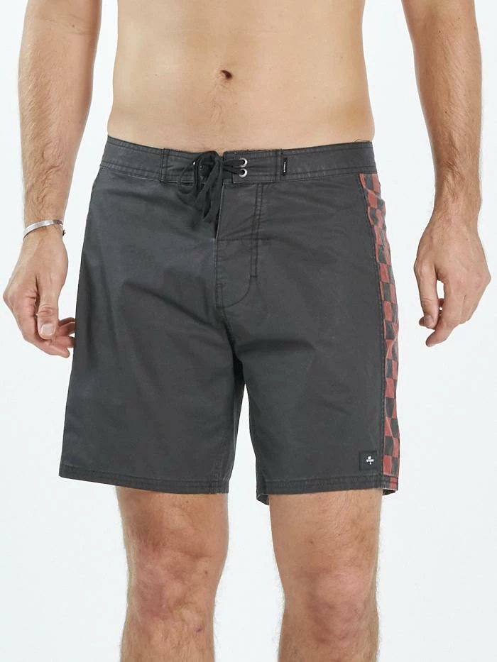 Thrills Co. Aalto Boardshort - Marsala Cotton 3 Thrills Co. Aalto Boardshort - Marsala Cotton