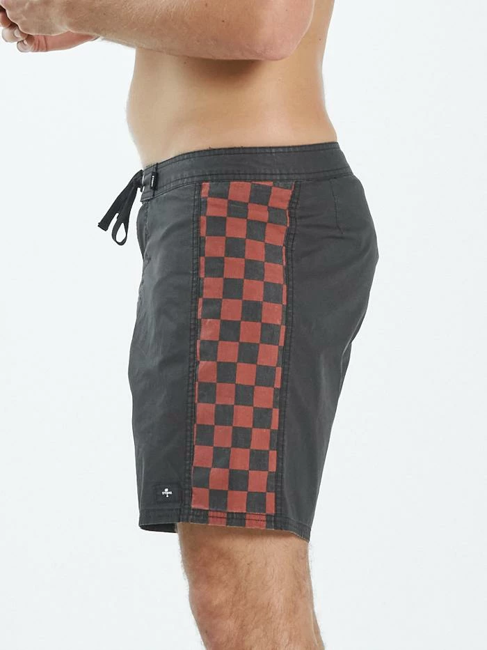 Thrills Co. Aalto Boardshort - Marsala Cotton 6 Thrills Co. Aalto Boardshort - Marsala Cotton