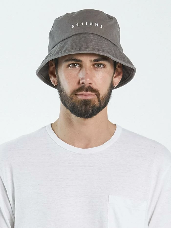 Thrills Co. Minimal Thrills Bucket Hat - Walnut 3 Thrills Co. Minimal Thrills Bucket Hat - Walnut