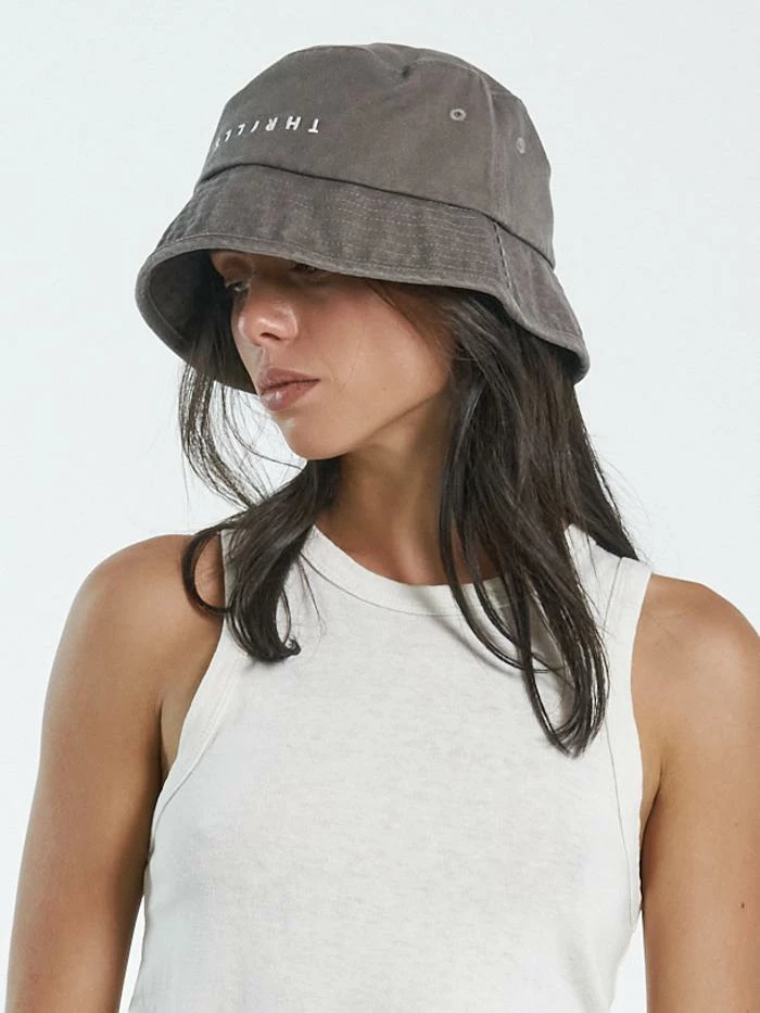 Thrills Co. Minimal Thrills Bucket Hat - Walnut 6 Thrills Co. Minimal Thrills Bucket Hat - Walnut