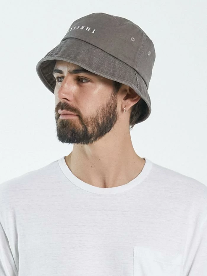Thrills Co. Minimal Thrills Bucket Hat - Walnut 5 Thrills Co. Minimal Thrills Bucket Hat - Walnut