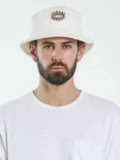 Thrills Co. Silence Bucket Hat - Unbleached