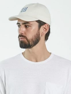 Thrills Co. Accessories Thrills Unlimited 6 Panel Cap - Heritage White