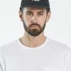 Thrills Co. Accessories Motor City 5 Panel Cap - Black 2 Thrills Co. Accessories Motor City 5 Panel Cap - Black