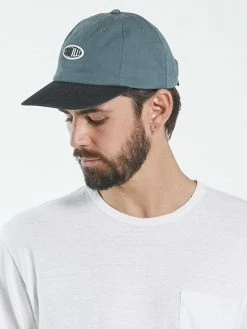 Thrills Co. Two Tone 6 Panel Cap - Vintage Teal Accessories