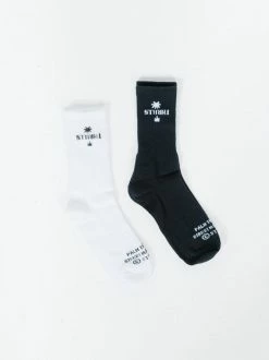Thrills Co. Accessories Thrills Classic Sock 2 Pack - Black-White