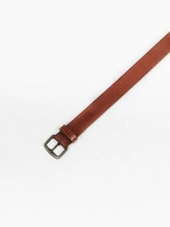 Thrills Co. Wide Leather Belt - Tan Accessories