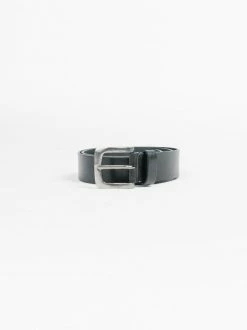Thrills Co. Accessories Wide Leather Belt - Black