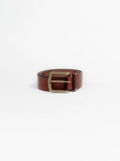 Thrills Co. Wide Leather Belt - Tan Accessories