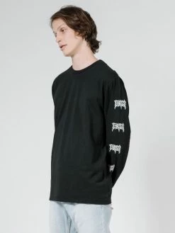 Thrills Co. Tees & Tank Tops What We Believe Merch Fit Long Sleeve Tee - Black