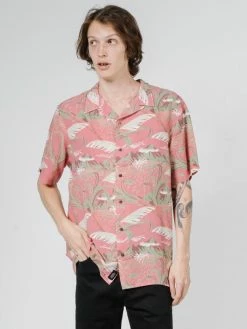 Thrills Co. Tito Bowling Shirt - Red Shirts