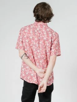 Thrills Co. Shirts Bad Habits Short Sleeve Shirt - Red