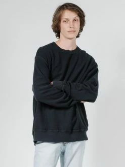 Thrills Co. Sweaters & Fleece Endless Slouch Fit Crew - Black