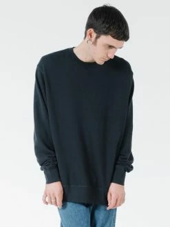 Thrills Co. Sweaters & Fleece Endless Slouch Fit Crew - Black