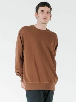Thrills Co. Endless Oversize Crew - Bison Sweaters & Fleece