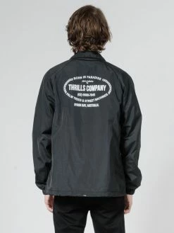 Thrills Co. Thrills Garage Coaches Jacket - Black