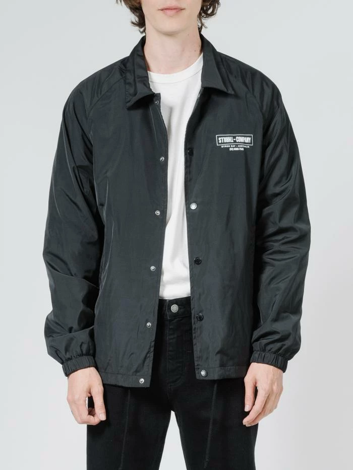 Thrills Co. Thrills Garage Coaches Jacket - Black 6 Thrills Co. Thrills Garage Coaches Jacket - Black