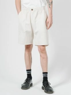 Thrills Co. Dril Elastic Short - Unbleached Shorts