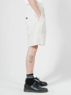 Thrills Co. Dril Elastic Short - Unbleached Shorts 7 Thrills Co. Dril Elastic Short - Unbleached Shorts