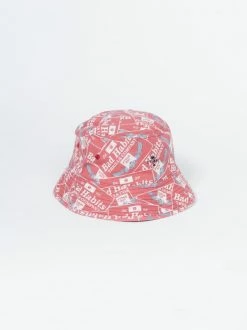 Thrills Co. Accessories Bad Habits Bucket Hat - Red