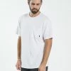 Thrills Co. Hemp Lightweight Merch Fit Pocket Tee - Dirty White 2 Thrills Co. Hemp Lightweight Merch Fit Pocket Tee - Dirty White