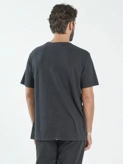 Thrills Co. Hemp Lightweight Merch Fit Pocket Tee - Black Tees & Tank Tops