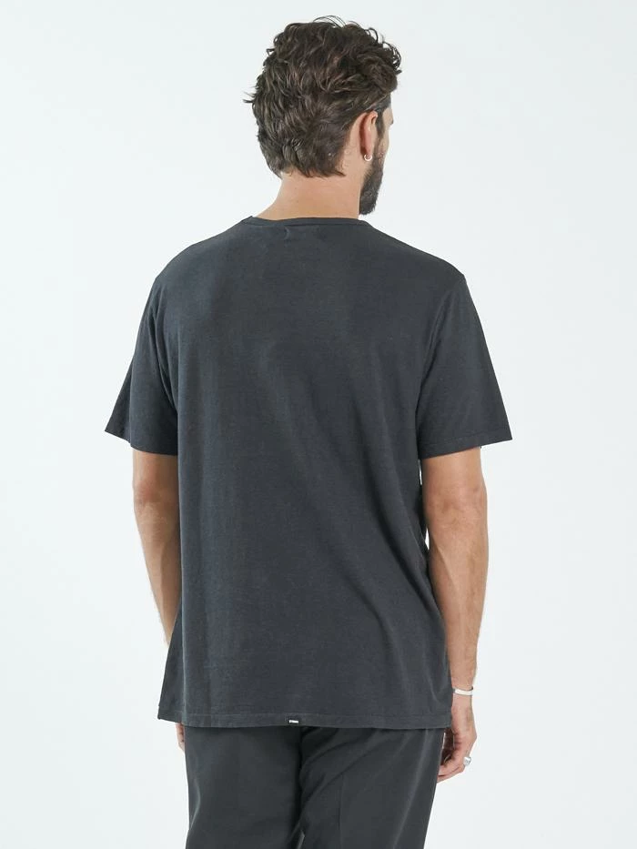 Thrills Co. Hemp Lightweight Merch Fit Pocket Tee - Black Tees & Tank Tops 4 Thrills Co. Hemp Lightweight Merch Fit Pocket Tee - Black Tees & Tank Tops