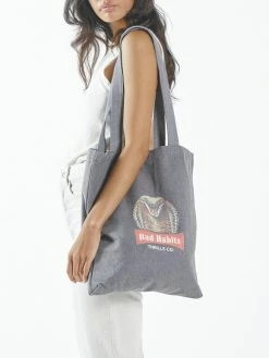 Thrills Co. Accessories King Habits Tote-Black