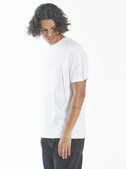 Thrills Co. Minimal Thrills Merch Fit Tee - White Tees & Tank Tops