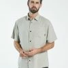 Thrills Co. Hemp Minimal Thrills Short Sleeve Shirt - Eucalyptus