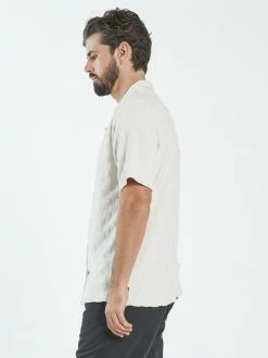 Thrills Co. Aalto Tonal Check Bowling Shirt - Unbleached 7 Thrills Co. Aalto Tonal Check Bowling Shirt - Unbleached