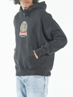 Thrills Co. Sweaters & Fleece King Habits Slouch Pull On Hood - Black