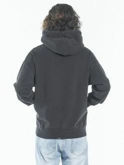 Thrills Co. Sweaters & Fleece King Habits Slouch Pull On Hood - Black