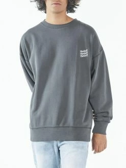 Thrills Co. Sweaters & Fleece Thrills Embro Unlimited Slouch Fit Crew - Merch Black