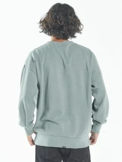 Thrills Co. Thrills Embro Unlimited Slouch Fit Crew - Lume Green