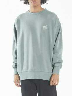 Thrills Co. Thrills Embro Unlimited Slouch Fit Crew - Lume Green